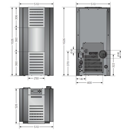 Aperçu: Poêle à granulés Justus Sirkos 2.0 | 6 kW