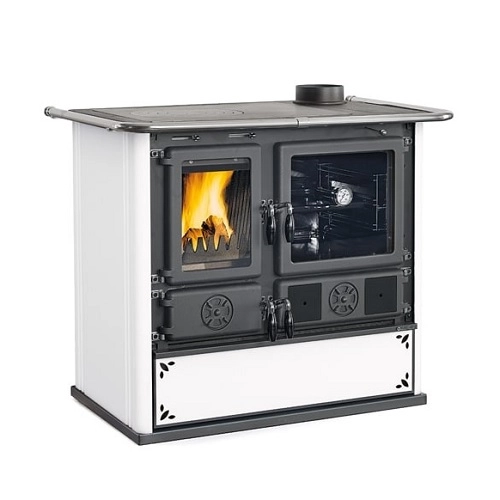 Cuisinière à bois La Nordica Rosa 5.0 - Steel 8,8 kW