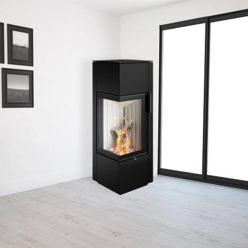 Aperçu: Poêle à bois Spartherm Piko S steel 5,9 kW