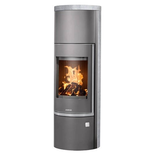 Poêle à bois Justus Faro W+ 2.0 | 7 kW fonction accumulation