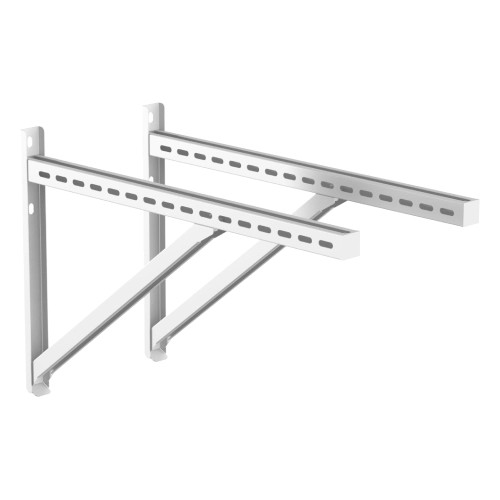 Console murale renforcée pour plaque de support - 750 mm - double paroi - Jeremias DW-WHITE