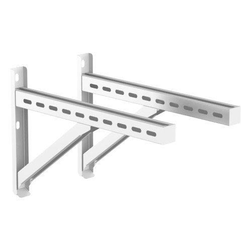 Console murale renforcée pour plaque de support - 500 mm - double paroi - Jeremias DW-WHITE