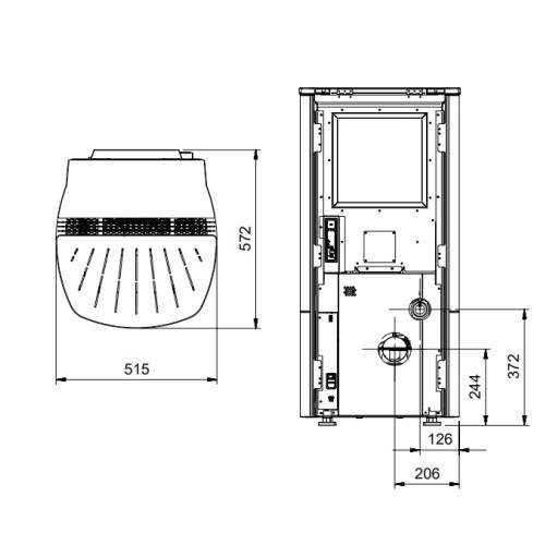 Aperçu: Poêle à granulés La Nordica Extraflame Katia 11 | 11 kW