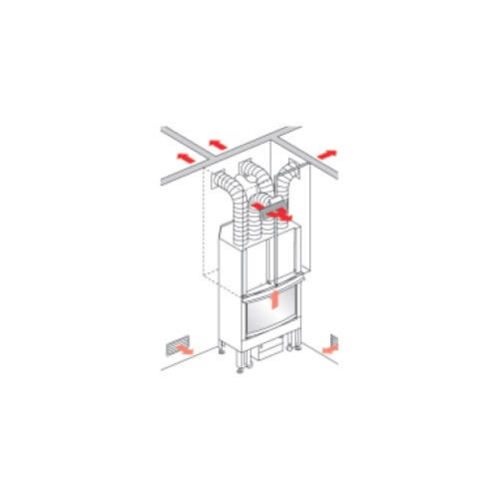 Accessoires cheminée Edilkamin - KIT QUATTRO/bis