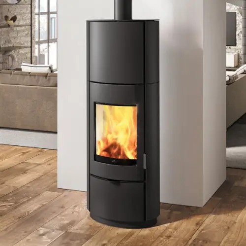 Aperçu: Poêle à bois Edilkamin Krio S-Serie 10,1 kW