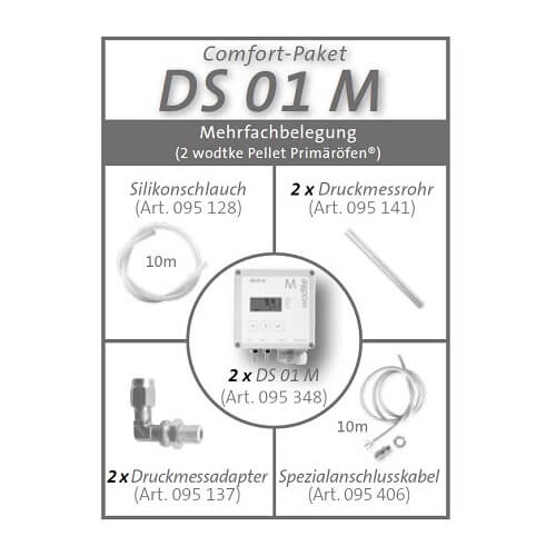 Accessoires pour poêles à granulés Wodtke - DS 01 M Pack Confort - Affectation multiple 