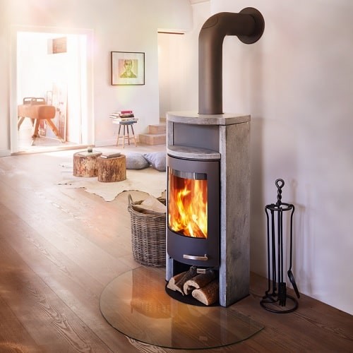 Aperçu: Poêle à bois Skantherm Merano pierre 6 kW