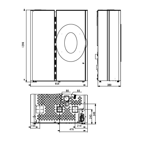 Aperçu: Poêle à granulés Haas & Sohn HSP 4.0 F2 | 8,5 kW