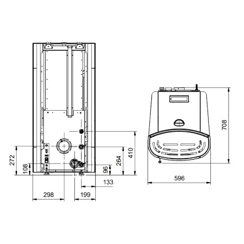 Aperçu: Poêle à granulés La Nordica Extraflame Isidora Idro H20 | 23,2 kW Hydro