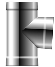 Raccordement combustion 90° - double paroi - Schräder Future DW