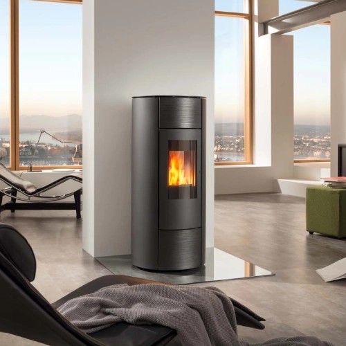 Aperçu: Poêle à granulés Wodtke soleo.nrg V12 air+ 6/8 kW