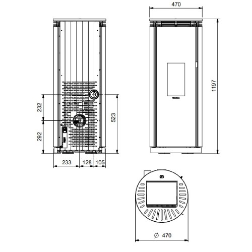 Aperçu: Poêle à granulés La Nordica Extraflame Pamela 8 kW