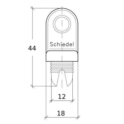 Aperçu: Bouchon de mesure - simple paroi - Schiedel PRIMA PLUS