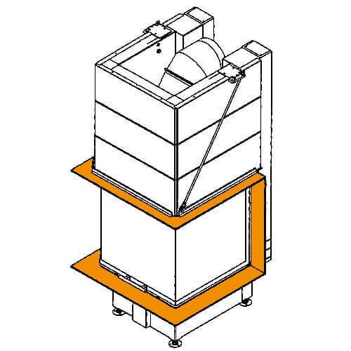 Accessoires cheminée Spartherm - Cadre pour Arte 3RL-80h