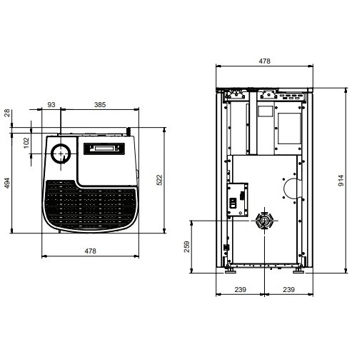 Aperçu: Poêle à granulés La Nordica Extraflame Lina Top 7 kW