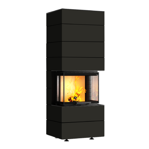 Foyer modulaire Neocube P10 Black & White Edition 5,7 kW