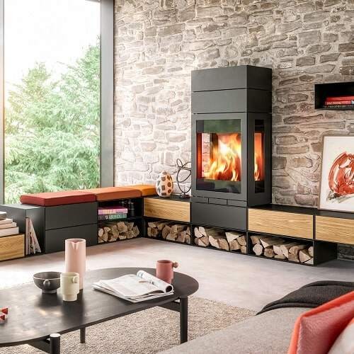 Aperçu: Poêle à bois Skantherm Brennkammer Elements 603 3S 10kW