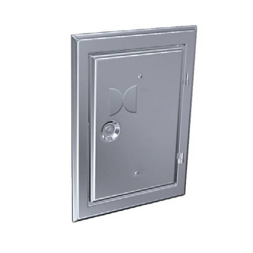 Porte de ramonage en acier inox - simple paroi - Reuter EW-BLUE