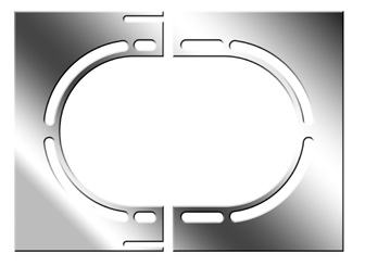 Habillage universelle, ventilé, 0° - 45° - double paroi - Schräder Future DW