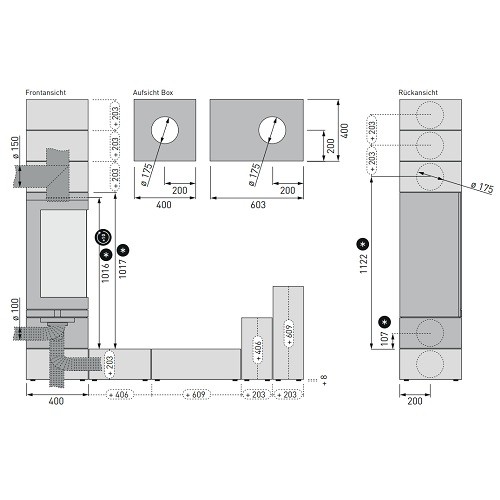 Aperçu: Poêle à bois Skantherm Brennkammer Elements 2.0 6kW