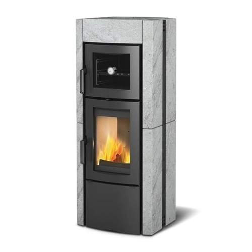 Poêle à bois La Nordica Ester Forno Evo 8,2 kW avec compartiment de cuisson