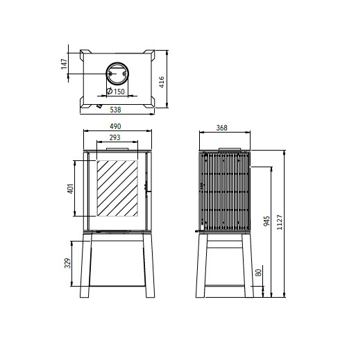 Aperçu: Poêle à granulés Haas & Sohn VITA PELLET 6,1 kW