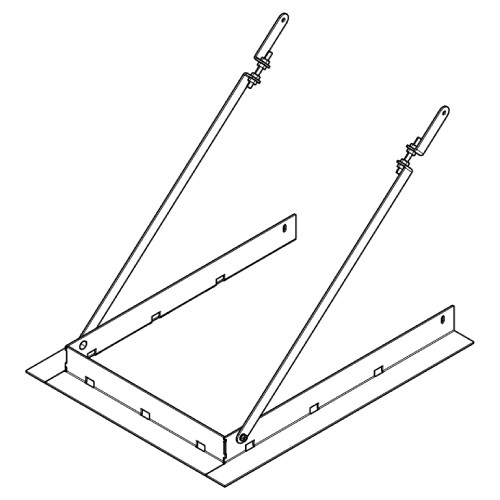 Accessoires cheminée Austroflamm - Cadre de support 48x51x51 S3 2.0