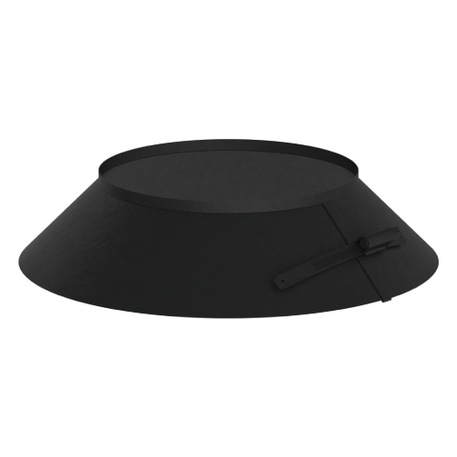 Collerette de solin à bord plat - Jeremias DW-BLACK 50