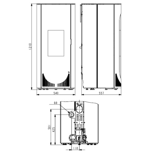 Aperçu: Poêle à granulés Haas & Sohn HSP 4.0 F3 | 8,5 kW