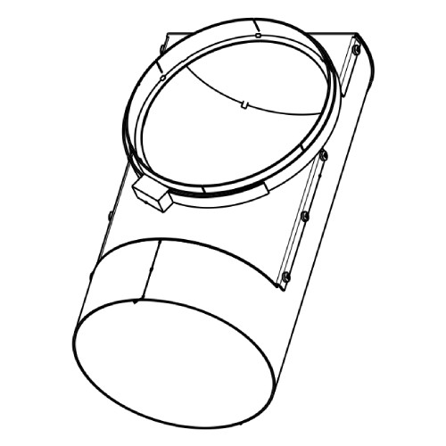 Accessoires cheminée Austroflamm – adaptateur d’air Ah