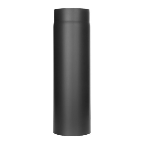 Conduit poêle à bois - Elément droit 500 mm - noir - Tecnovis TEC-Stahl