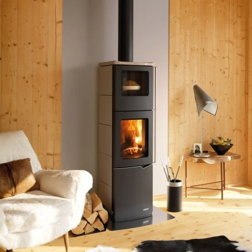 Poêle à bois PALAZZETTI Eva S 7 kW avec four 