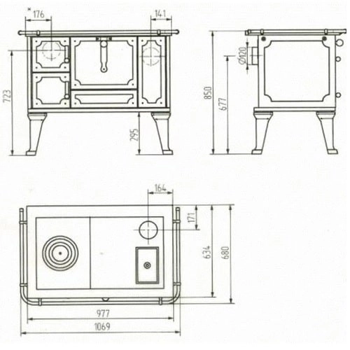 Cuisinière à bois Wamsler Jubiläumsherd K 138 J 7 kW