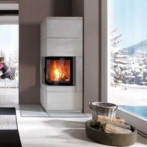 Aperçu: Foyer modulaire Camina S9 Kurz 7 kW accumulateur de chaleur