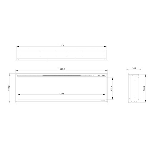 Aperçu: Insert de cheminée électrique Dimplex Ignite XL 50