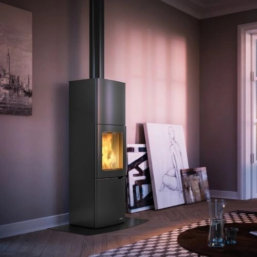 Aperçu: Poêle à bois Palazzetti Eva S avec ventilateur 7 kW