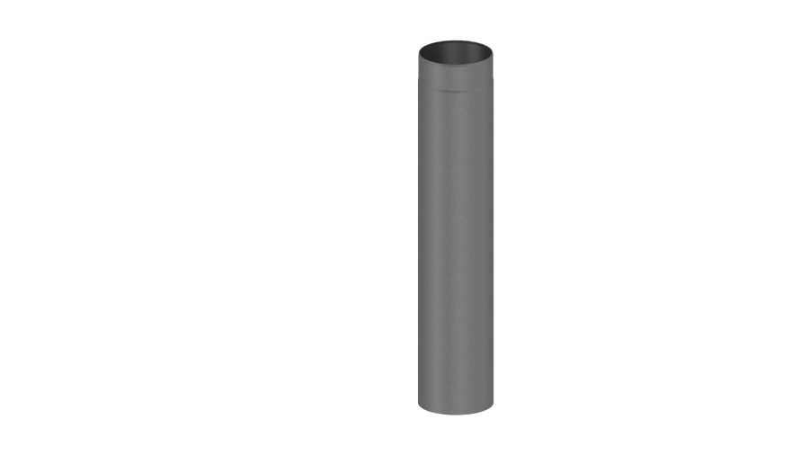Ofenrohr - Längenelement 750 mm gussgrau