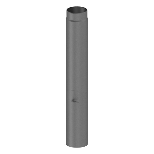 Elément droit 1000 mm gris - avec clapet, (avec poignée) - Tecnovis TEC-Protect