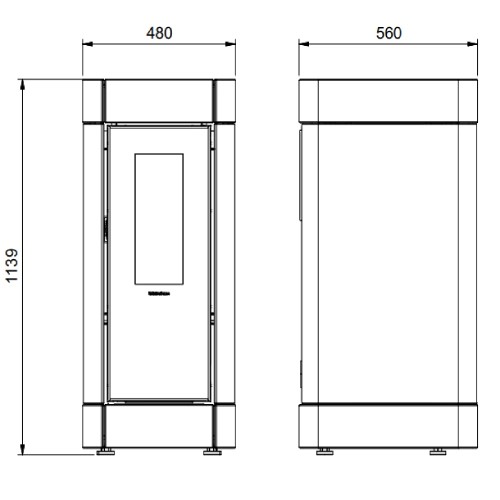 Aperçu: Poêle à granulés La Nordica Extraflame Sinfony 11 kW