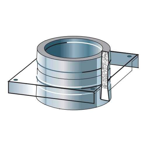 Partie de pied ouvert comme support intermédiaire - double paroi - Raab DW-Alkon