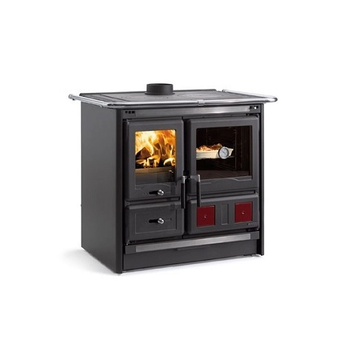 Cuisinière à bois La Nordica Rosa L 5.0 Steel 9,5 kW