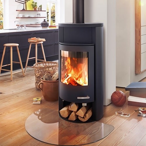 Aperçu: Poêle à bois Skantherm Beo Stahl 6kW