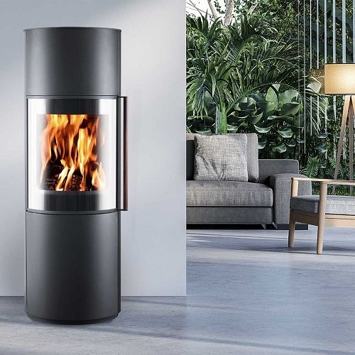 Aperçu: Poêle à bois Novaline Eurohr Svea 6,5 kW