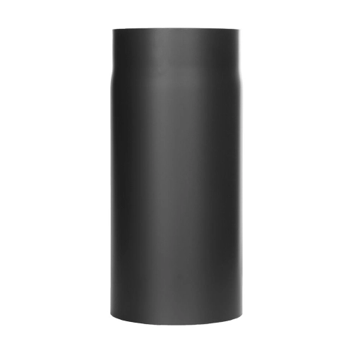 Conduit poêle à bois - Elément droit 330 mm - noir - Tecnovis TEC-Stahl