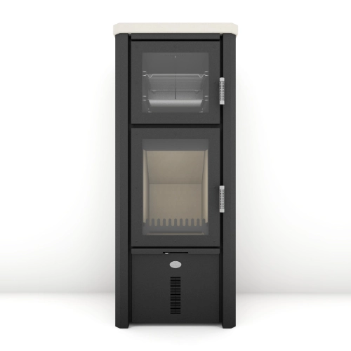 Poêle à bois Max Blank Odin BF 7,5 kW Compartiment de cuisson